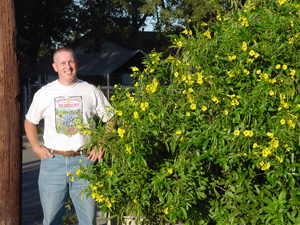 Greg Grant standing by the MOTHER Gold Star Esperanza