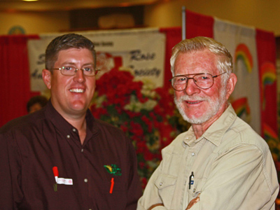 Malcolm & Friend, Clayton Leonard, at Festival of Flowers on May 23, 2009