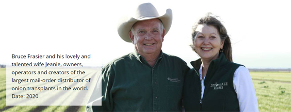 Bruce Frasier and his lovely and talented wife Jeanie