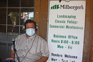 Even with a mask, one can tell Milton is NOT HAPPY Even with a mask, one can tell Milton is NOT HAPPY